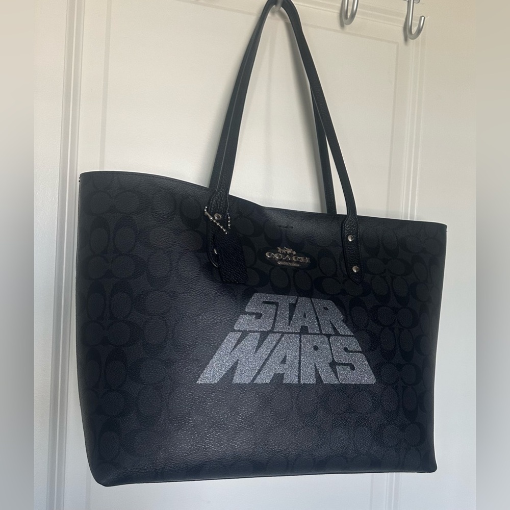 Coach x Star Wars Town Tote in Signature Canvas